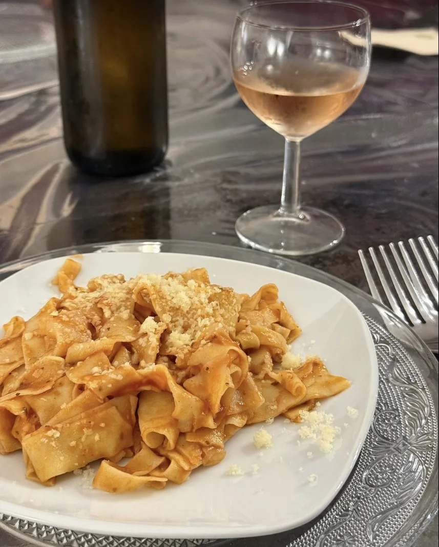 Your pasta, for dinner